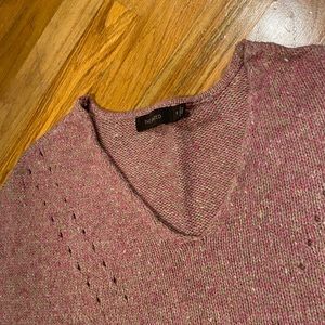 Oversized pink sweater